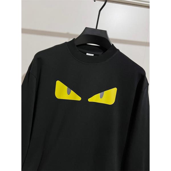 FENDI フェンディ コピー プリント スウェット ストリート 個性派 裏起毛 新作