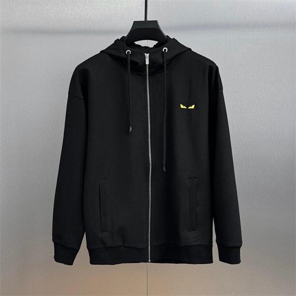 ジップアップ フードパーカー 裏起毛 ストリート FENDI フェンディ コピー