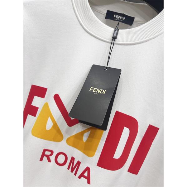 FENDI フェンディ コピー トレーナー 配色プリント ゆったり 定番人気