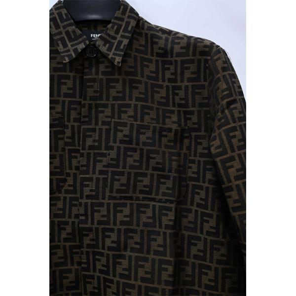 モノグラム FENDI フェンディ コピー シャツジャケット 上質 シック 大人向け