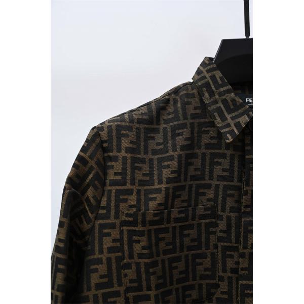 モノグラム FENDI フェンディ コピー シャツジャケット 上質 シック 大人向け