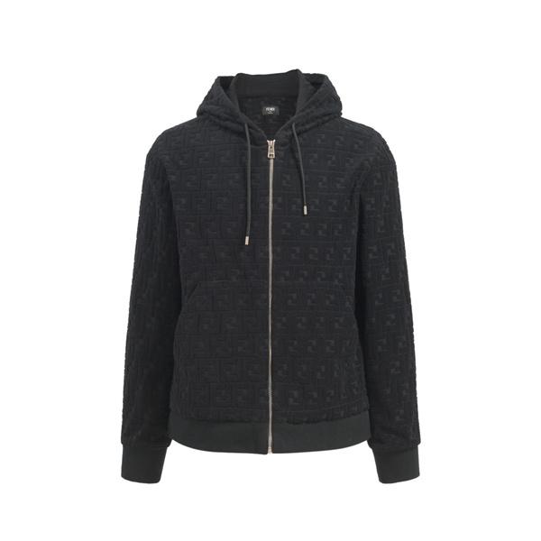 モノグラム ジップパーカー フード付き 高級感 FENDI フェンディ コピー