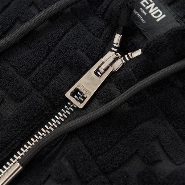 モノグラム ジップパーカー フード付き 高級感 FENDI フェンディ コピー
