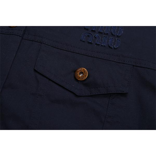 2026新作 シャツジャケット 軽量 上品 おすすめ MIUMIU ミュウミュウ コピー