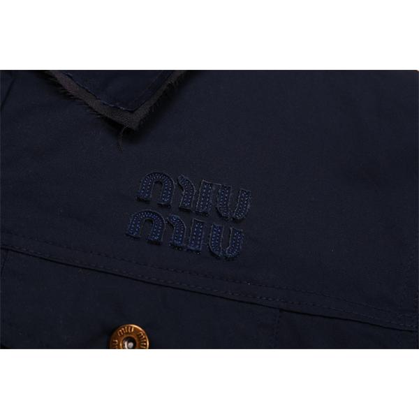 2026新作 シャツジャケット 軽量 上品 おすすめ MIUMIU ミュウミュウ コピー