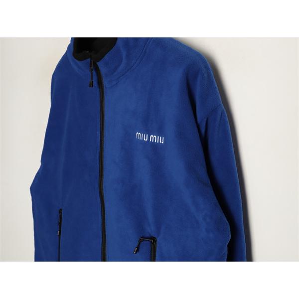 MIUMIU ミュウミュウ コピー ジップアップ フリース ジャケット 防寒 2026新作