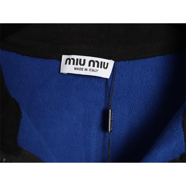 MIUMIU ミュウミュウ コピー ジップアップ フリース ジャケット 防寒 2026新作