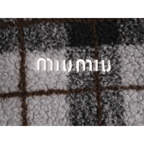 チェック柄 MIUMIU ミュウミュウ コピー ジャケット 防寒 カジュアル トレンド