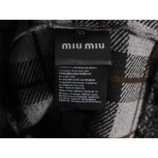 チェック柄 MIUMIU ミュウミュウ コピー ジャケット 防寒 カジュアル トレンド