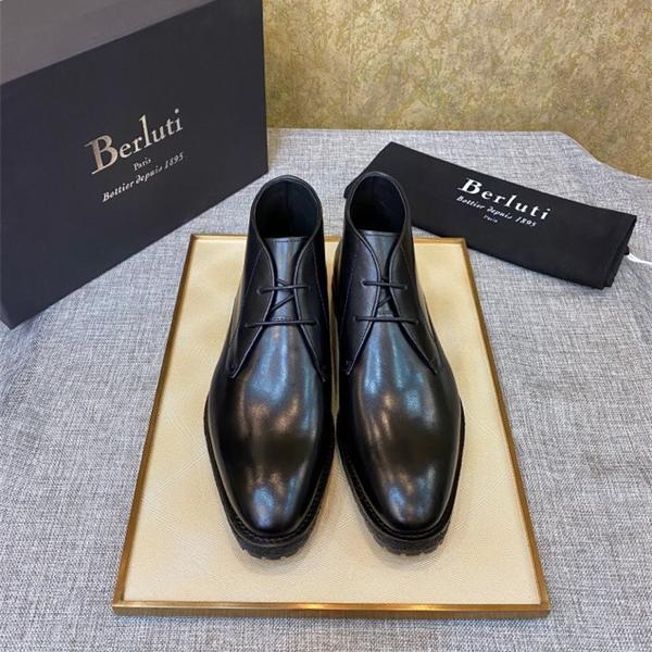 Berluti ベルルッティ コピー 洗練 ミニマル プレーントゥ  2026新作 ブーツ