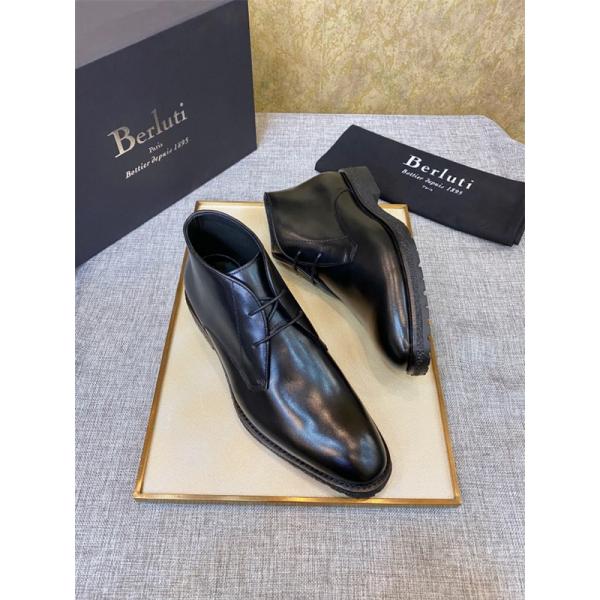 Berluti ベルルッティ コピー 洗練 ミニマル プレーントゥ  2026新作 ブーツ