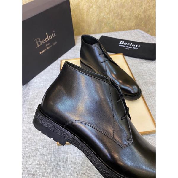 Berluti ベルルッティ コピー 洗練 ミニマル プレーントゥ  2026新作 ブーツ