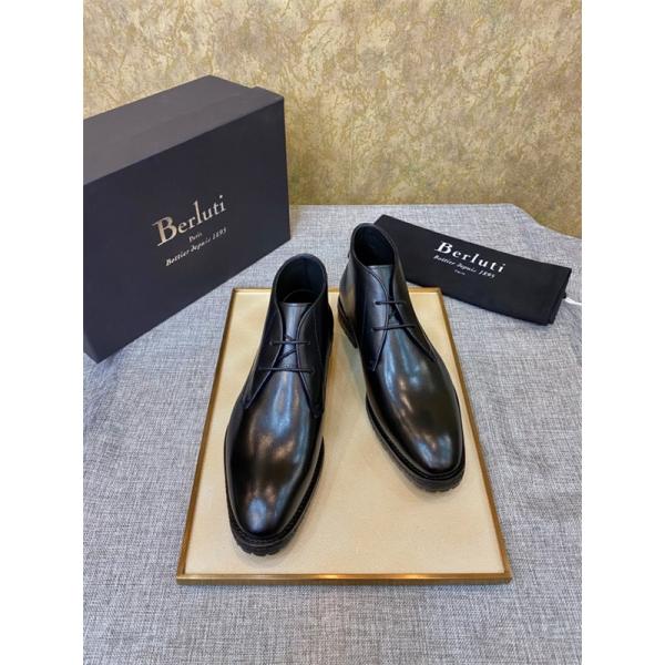 Berluti ベルルッティ コピー 洗練 ミニマル プレーントゥ  2026新作 ブーツ