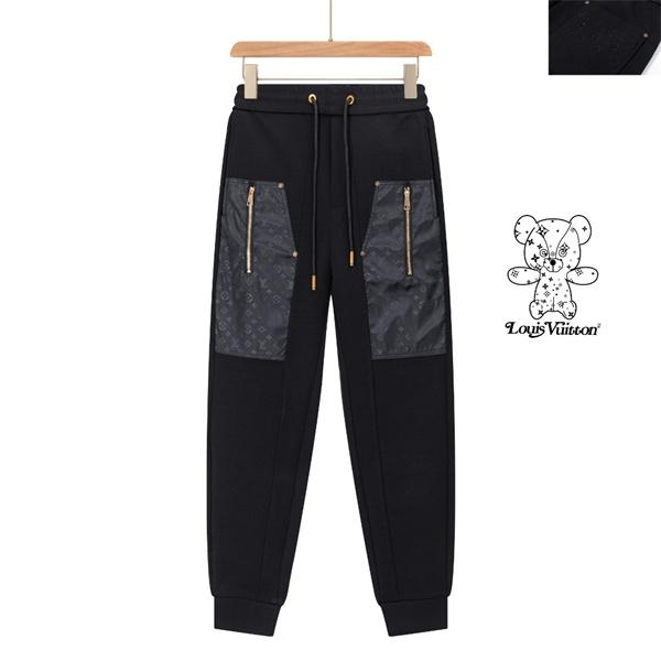数量限定 高級感漂う モノグラム切替 LOUIS VUITTON ルイヴィトン コピー ジョガーパンツ