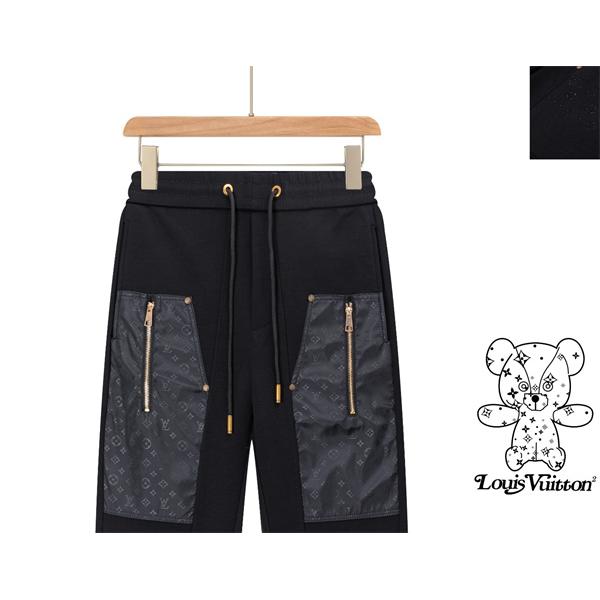 数量限定 高級感漂う モノグラム切替 LOUIS VUITTON ルイヴィトン コピー ジョガーパンツ