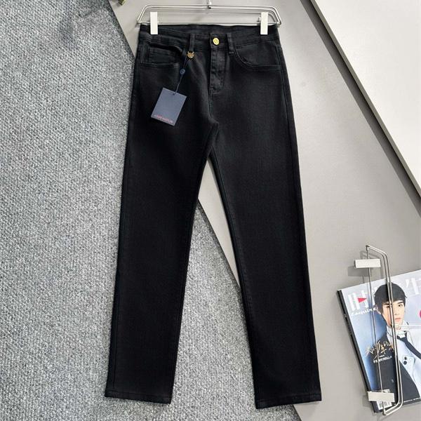 質感重視 上質素材 タイト LOUIS VUITTON ルイヴィトン コピー ブラック デニム