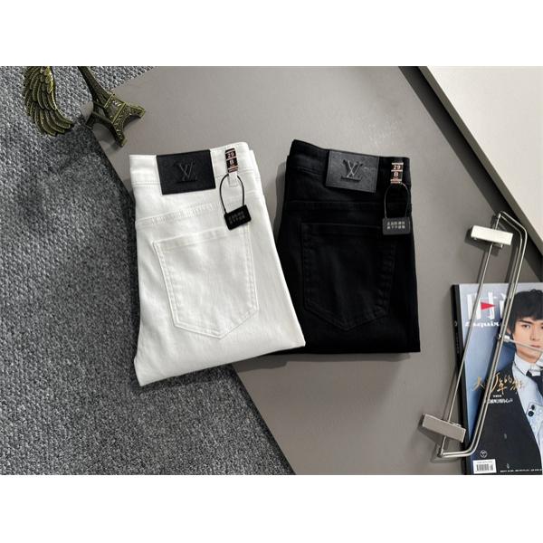 質感重視 上質素材 タイト LOUIS VUITTON ルイヴィトン コピー ブラック デニム