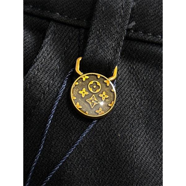 質感重視 上質素材 タイト LOUIS VUITTON ルイヴィトン コピー ブラック デニム