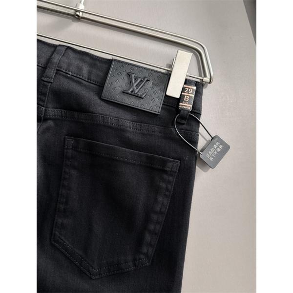 質感重視 上質素材 タイト LOUIS VUITTON ルイヴィトン コピー ブラック デニム
