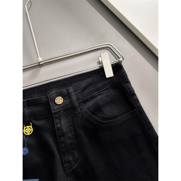 LOUIS VUITTON ルイヴィトン コピー 大人仕様 モード系 クール ブラック スリムパンツ