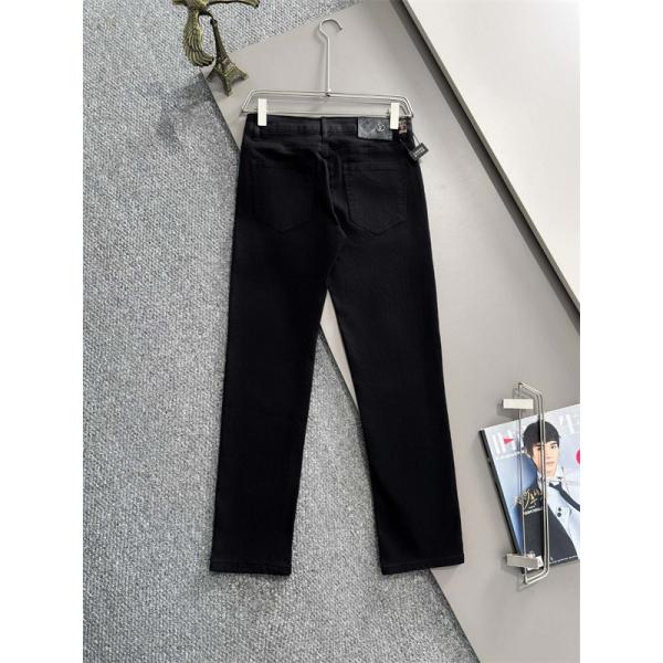 LOUIS VUITTON ルイヴィトン コピー 大人仕様 モード系 クール ブラック スリムパンツ
