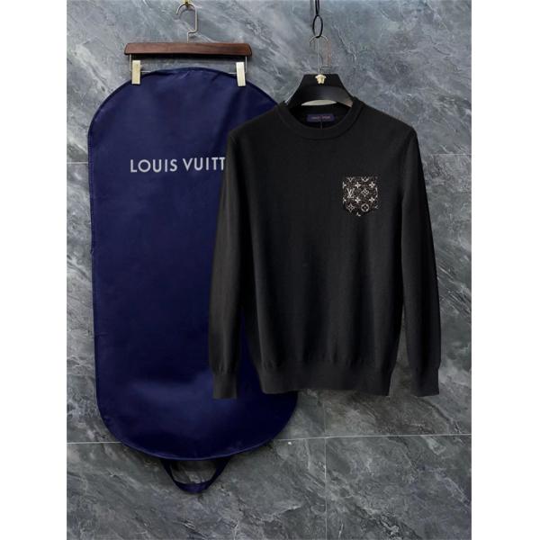 売切注意 2026新作 ポケットアクセント ニット LOUIS VUITTON ルイヴィトン コピー