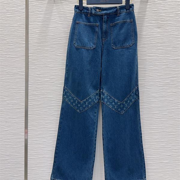 注目急上昇 2026新作 切替ライン  デニムパンツ LOUIS VUITTON ルイヴィトン コピー
