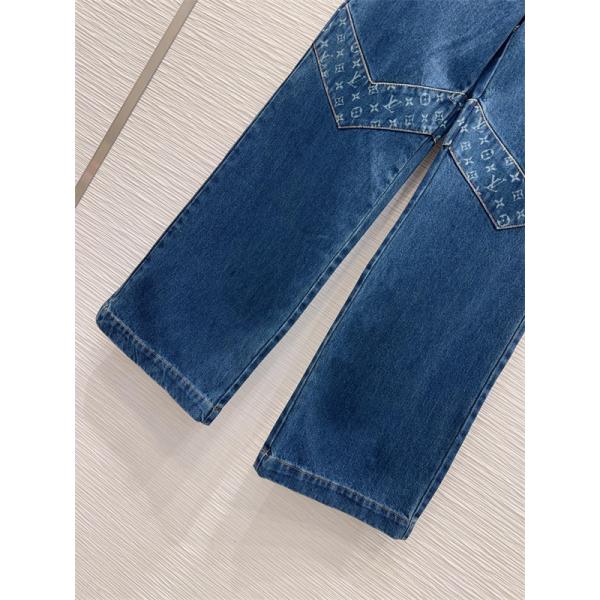 注目急上昇 2026新作 切替ライン  デニムパンツ LOUIS VUITTON ルイヴィトン コピー