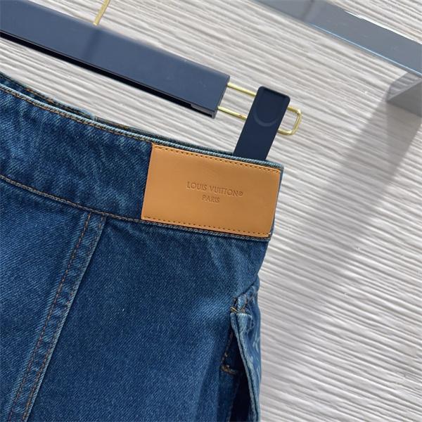 即完売注意 2026新作 LOUIS VUITTON ルイヴィトン コピー トレンド デニムスカート