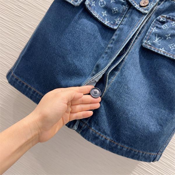 即完売注意 2026新作 LOUIS VUITTON ルイヴィトン コピー トレンド デニムスカート