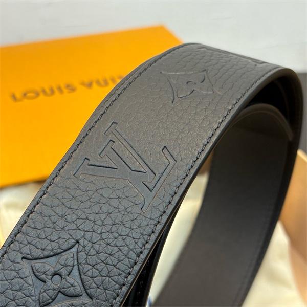 ルイヴィトン激安メンズクラシックブラックモノグラムレザーベルト新型LVバックル定番人気