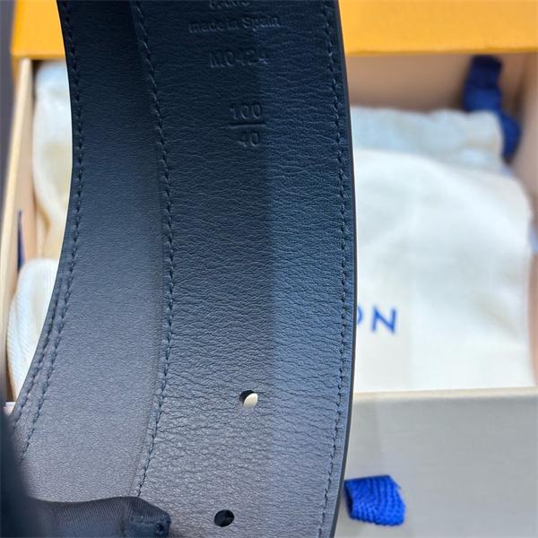 ルイヴィトン激安メンズクラシックブラックモノグラムレザーベルト新型LVバックル定番人気