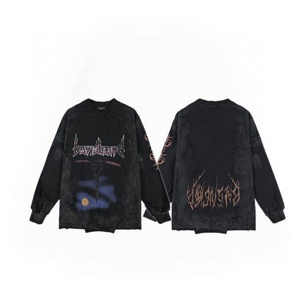 BALENCIAGA バレンシアガ コピー 入手困難 2026新作 プリント モード系 トレーナー 