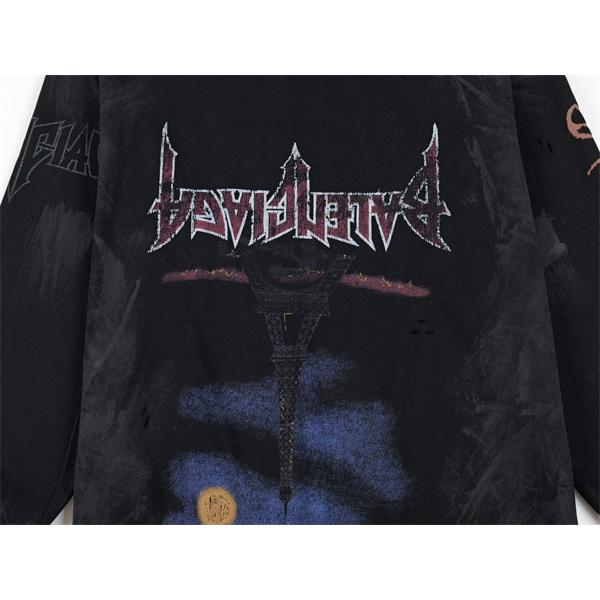 BALENCIAGA バレンシアガ コピー 入手困難 2026新作 プリント モード系 トレーナー 