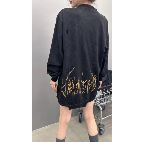 BALENCIAGA バレンシアガ コピー 入手困難 2026新作 プリント モード系 トレーナー 