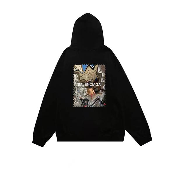 ユニセックス 裏起毛 厚手仕立て 2026新作 BALENCIAGA バレンシアガ コピー パーカー
