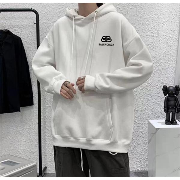 ユニセックス 裏起毛 厚手仕立て 2026新作 BALENCIAGA バレンシアガ コピー パーカー