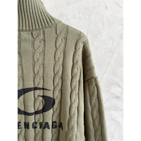 2026新作 話題沸騰 高品質 ケーブル編み BALENCIAGA バレンシアガ コピー ニット
