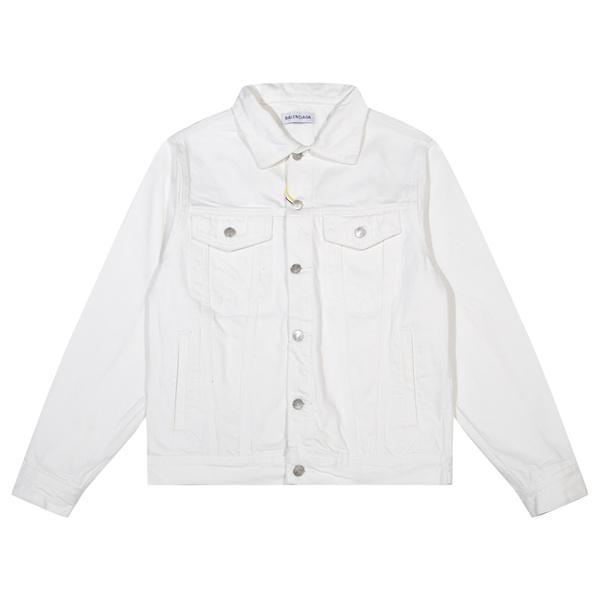 注目 2026新作 BALENCIAGA バレンシアガ コピー 高耐久 ユーズド加工 デニムジャケット