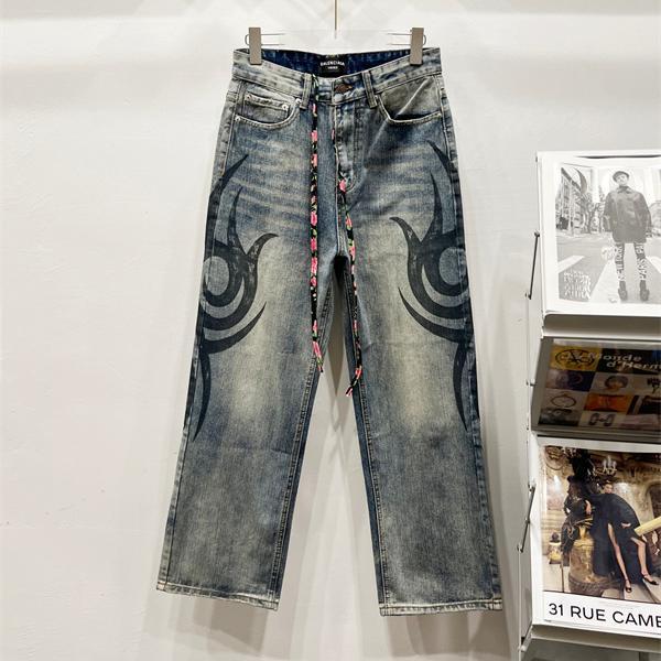 話題必至  2026新作 上質 トライバル デニム BALENCIAGA バレンシアガ スーパーコピー