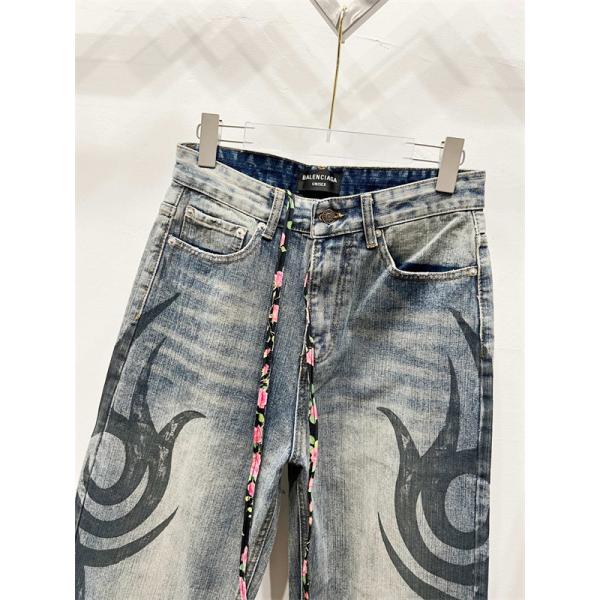 話題必至  2026新作 上質 トライバル デニム BALENCIAGA バレンシアガ スーパーコピー