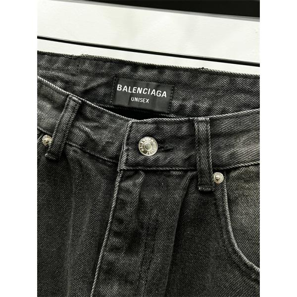 高耐久 ストリート感 王道進化 BALENCIAGA バレンシアガ コピー デニムパンツ