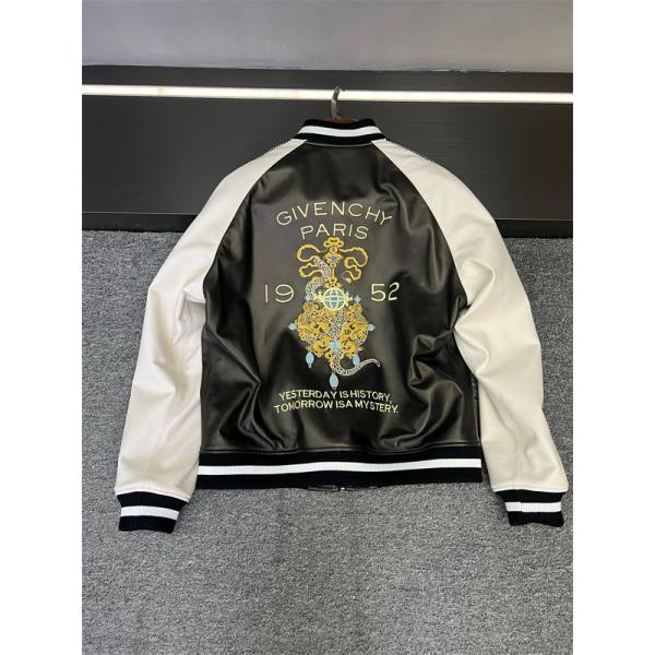 カッコイイ2026新作☆ジバンシー ジャケットコピーGIVENCHYレザー人気メンズブルゾン