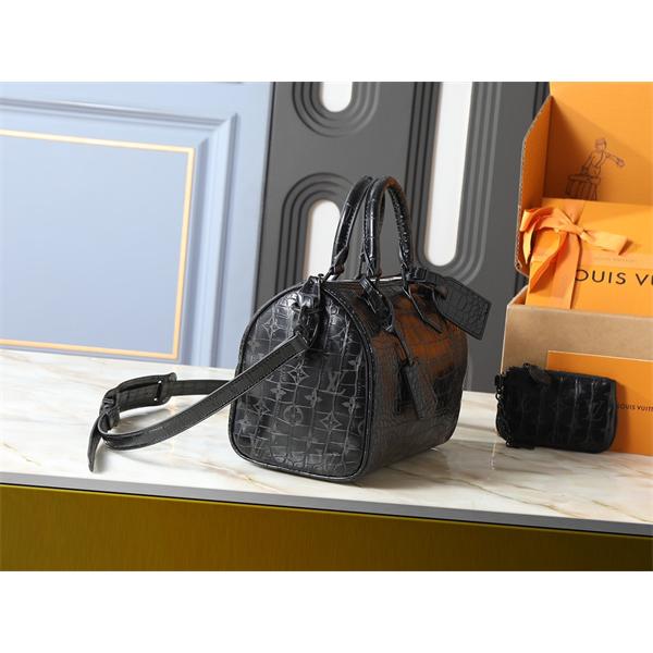 インパクト LOUIS VUITTON ルイヴィトン コピー 2026新作 高完成度 クロコ調 ボストンバッグ  