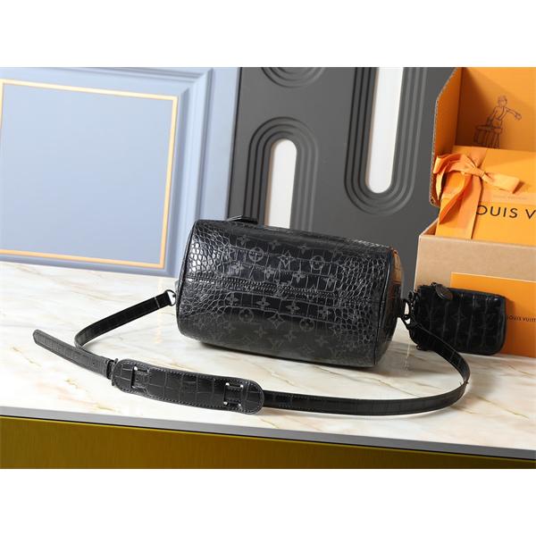 インパクト LOUIS VUITTON ルイヴィトン コピー 2026新作 高完成度 クロコ調 ボストンバッグ  