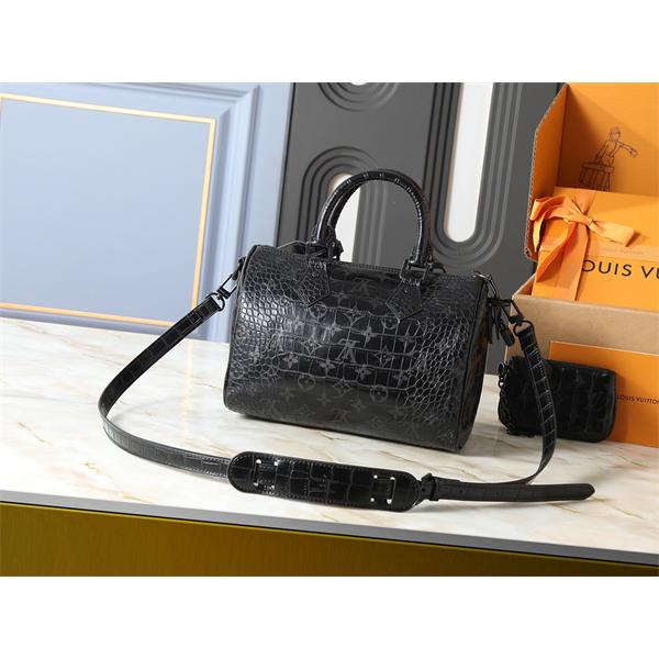 インパクト LOUIS VUITTON ルイヴィトン コピー 2026新作 高完成度 クロコ調 ボストンバッグ  