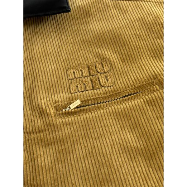 MIUMIUスーパーコピーミュウミュウコーデュロイジャケット☆お洒落2026流行り男女兼用