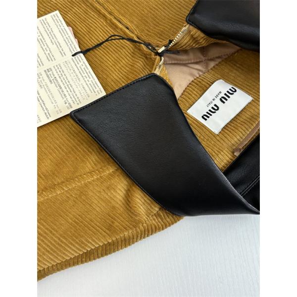 MIUMIUスーパーコピーミュウミュウコーデュロイジャケット☆お洒落2026流行り男女兼用