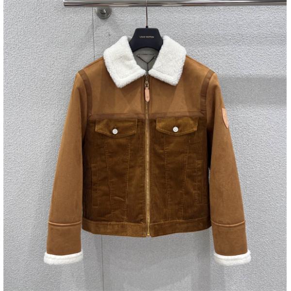 人気2026♥ルイヴィトンジャケットスーパーコピーコーデュロイお洒落快適防寒性抜群