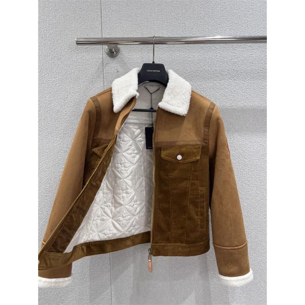 人気2026♥ルイヴィトンジャケットスーパーコピーコーデュロイお洒落快適防寒性抜群